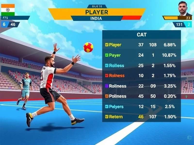 Handball Gladiator player statistics in India